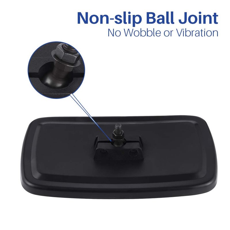 BETOOLL Golf Cart Wide Panoramic Rear View Mirror for Ez Go, Club Car, Yamaha