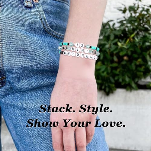 F1 Inspired Beaded Bracelet Set - Jewelry Gifts for Fans