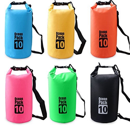 Bear Outdoor 10L Waterproof Dry Sack Bag for Boating Camping Hiking Snowboarding