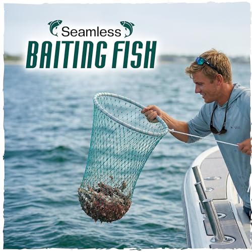 DU-BRO Fishing E/Z Load Chum Bag Saltwater Bait Dispenser for Boats & Docks
