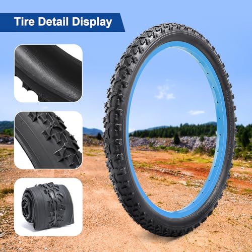 20x1.95 Bike Tire - Mountain & Off-Road Bicycle Replacement Tire