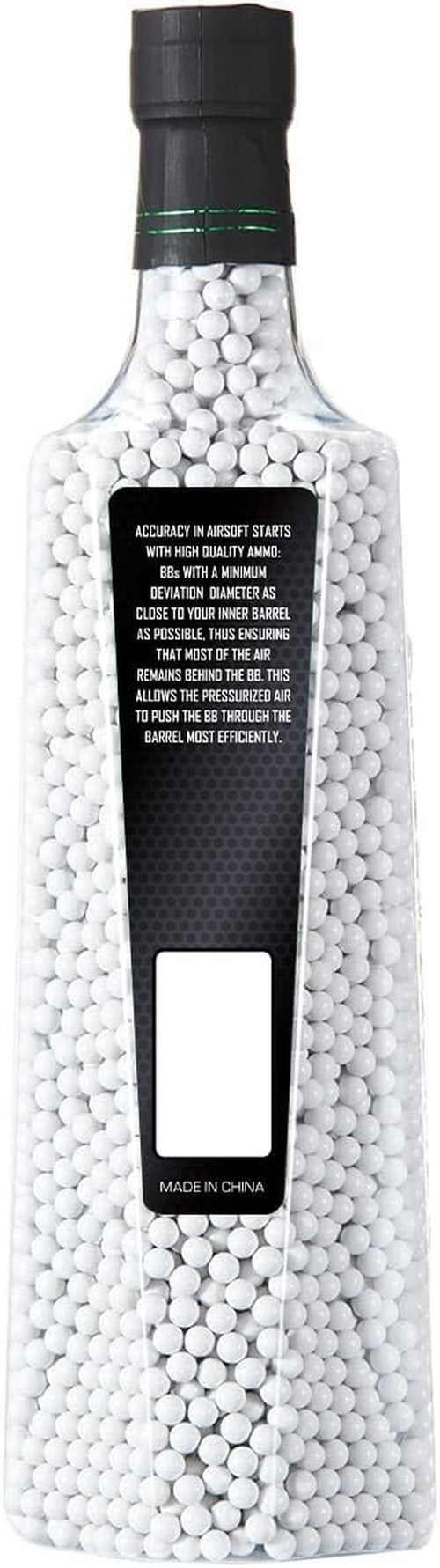 Lancer Tactical 6mm Premium Polished Airsoft BBs - 5,100 Count | Outdoor Field Compliant