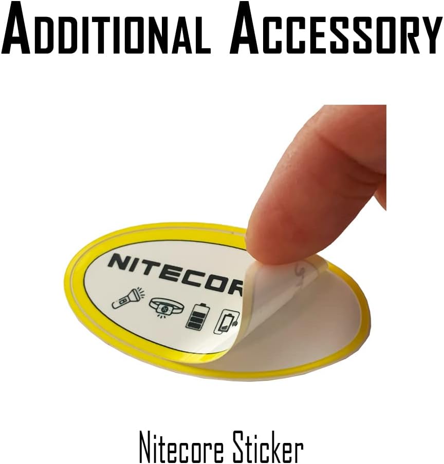 Nitecore EDC29 EDC Tactical Flashlight, 6500 Lumen USB-C Rechargeable Slim Flat Shape with Spotlight Floodlight Strobe Modes Digital Display Sticker