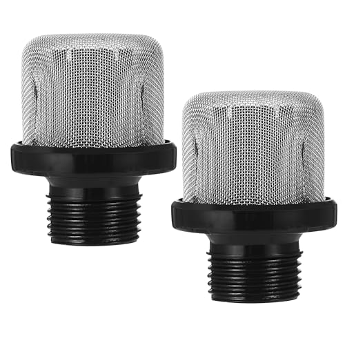 2 Pack 288716 Airless Paint Sprayer Inlet Suction Strainer, 3/4 Inch Thread, Compatible with Magnum X5 LTS15 X7 LTS17 ProX7 ProX17 ProX9 ProX19, Replaces 243-082, 243082, 195697