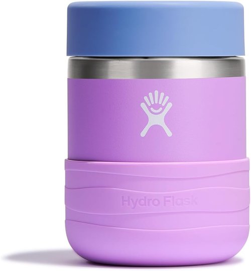 Hydro Flask Insulated Food Container - 12 Oz Snack Jar for Kids & Lunch in Anemone Purple