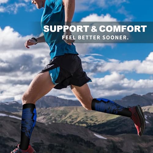 6 Pack Copper Compression Socks for Enhanced Circulation