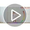 100% Silk Dance Wand Ribbon - Pastel Rainbow 1-Pack