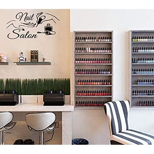 Nail Salon Wall Sticker Removeable Quote Vinyl Wall Art Decals