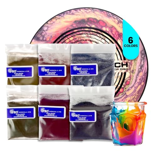 PRO Chemical Disc Golf Dye Kit - Starter Set for Beginners, Vibrant Customization