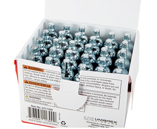 High-Grade CO2 Cartridges for Pellet Guns - 12g & 88g Options