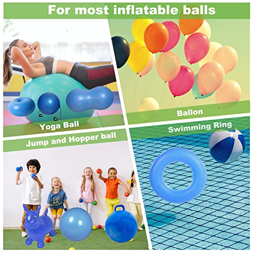 Two-Way Hand Pump Inflator - 9 Inch Portable Pump for Exercise Balls & Inflatables