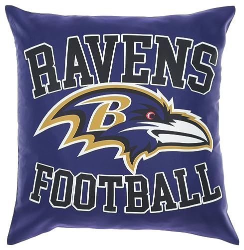 Baltimore Ravens Throw Pillow Covers - Set of 2, 18x18