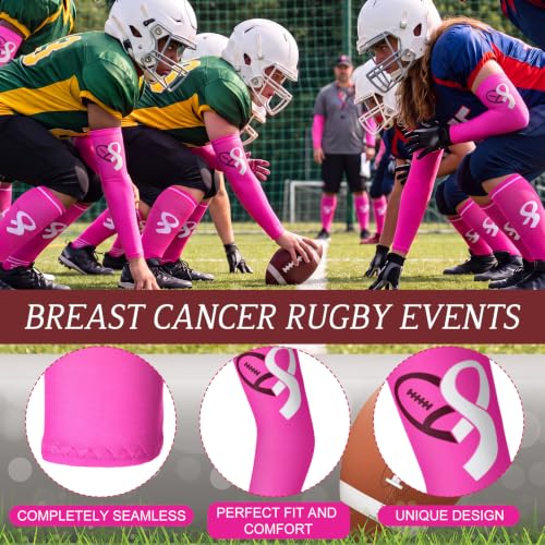 Cozypower Breast Cancer Awareness Sleeves & Socks Set X-Small Pink 12