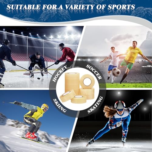 Golden Sport 10 Pack Clear Hockey Tape PVC Strong Adhesive Wraps