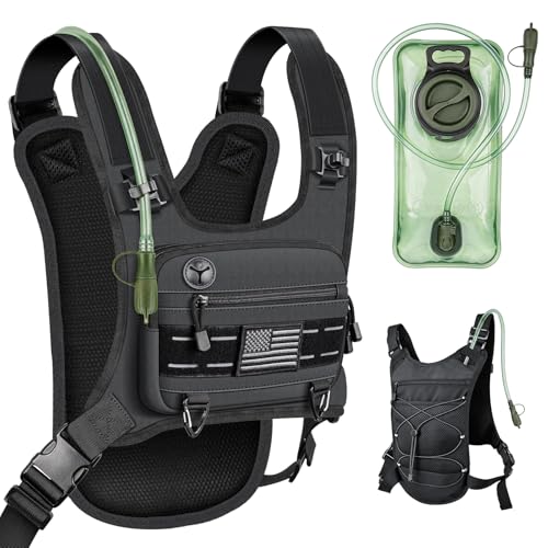 Hydration Backpack with 2L Bladder - Lightweight Hiking Vest