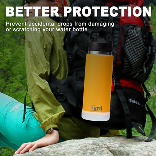 VGHNQ Clear Silicone Boot for 36oz Yeti Rambler – Anti-Slip Heavy-Duty Protector