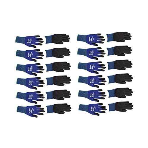 Memphis N9696 Blue Ninja Lite Gloves, 18 Gauge, Size Medium, (12 Pair)