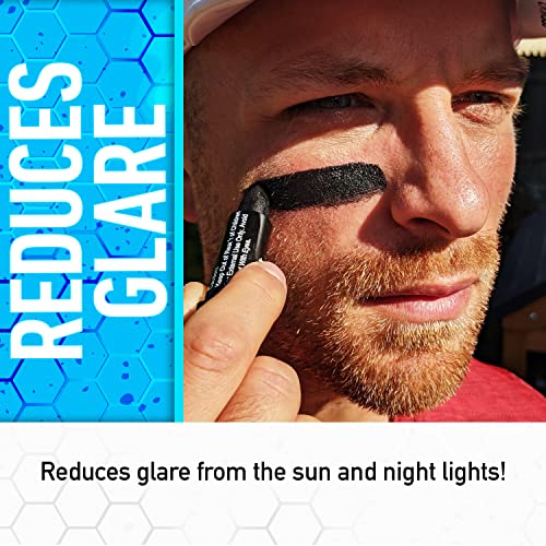 Anti-Glare Sports Eye Black Strips - One Size Fits Most - Medium
