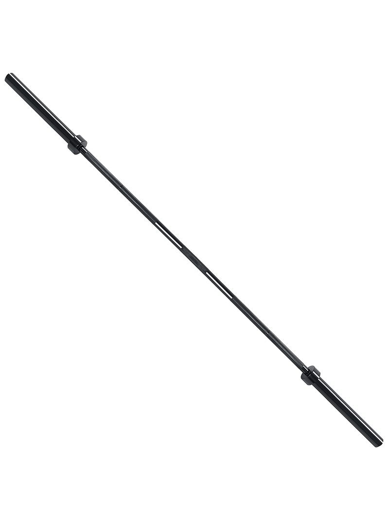 Signature Fitness 7FT Olympic Barbell Weightlifting Barbell, 700-Pound Capacity, Black