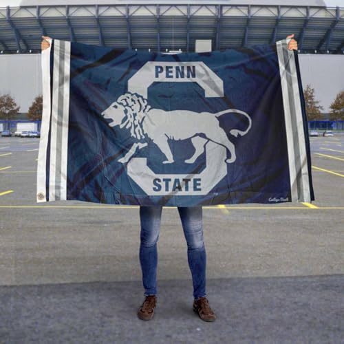 Penn State Nittany Lions College Banner Flag 3x5 Retro Throwback College Flag
