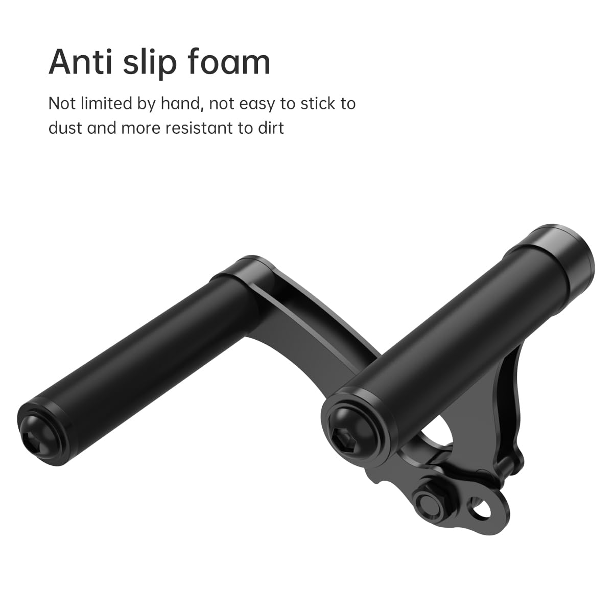 AimiDream Double D Row,V Bar Landmine Handle Attachment for Barbell Bar, Handle Cable Attachment for Weight Workout with Non-Slip Rubber Handle, Fits Olympic Bars Strength Training Bars,Black