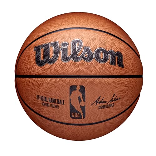Official NBA Game Basketball - Size 7, Genuine Leather