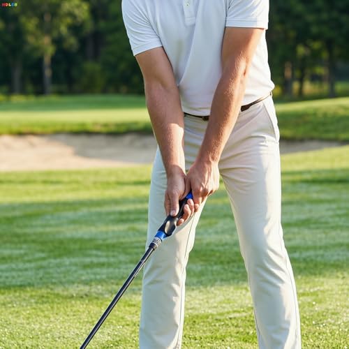 Golf Grip Trainer 2.0 - Right-Handed Grip Aid, Ergonomic Design - Black