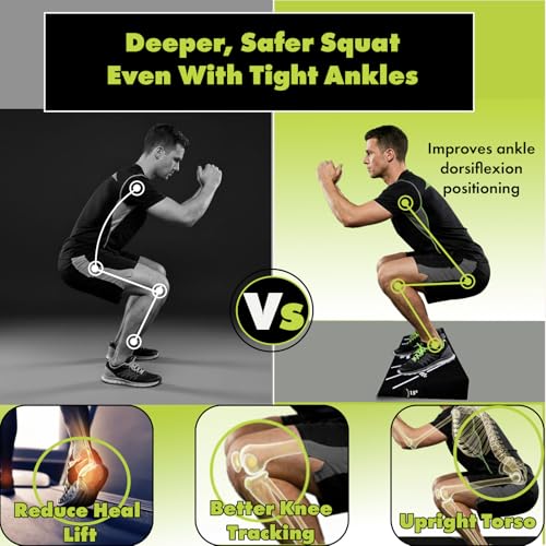 Squat Wedge Block - Non-Slip EVA Slant Board for Deep Squats & Stretches