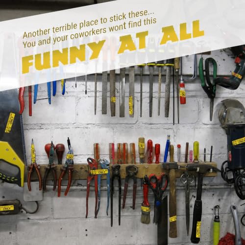 Funny Rectal Use Only Stickers - 200/Roll Yellow Prank Gift