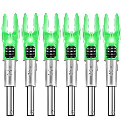 Lighted Arrow Nocks with On/Off Switch for .204/.233/.244/.246" Arrows