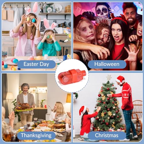 50 Pcs Red Finger Lights - LED Flashlights for Kids Parties