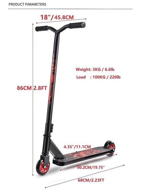 SZCQ Pro Scooters Stunt Scooter For Kids 8 Years and Up Adults Complete Trick Scooter for Intermediate,Beginner,Advanced and Professional Riders Teens Pro Scooter for Freestyle Tricks BMX Stunts Green