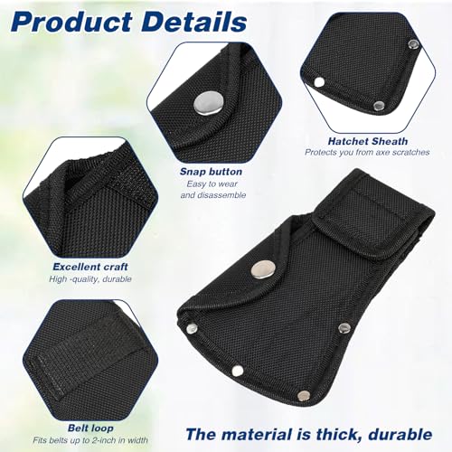 Hatchet Sheath Cover - Durable Oxford Protective Ax Head Cover for 1.25lb Axes