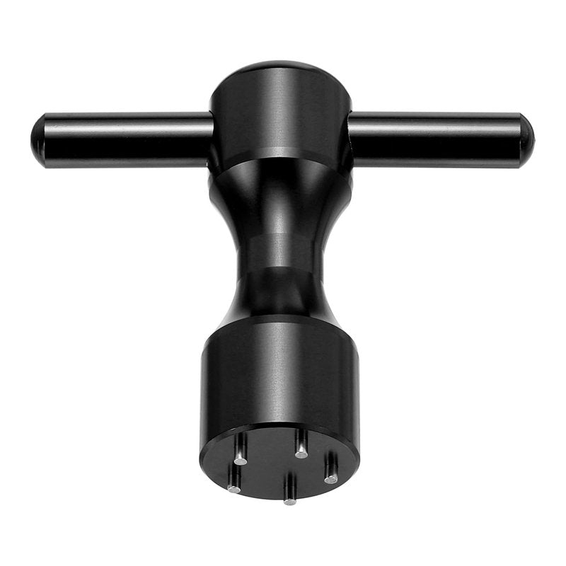 HARFINGTON Golf Weight Screw Wrench Tool Aluminum Alloy 5 Pin Hole Golf Club Putter Heads Wrench Replacement Putter Weight Wrench Tool for Studio Select Button Back Putter, Black