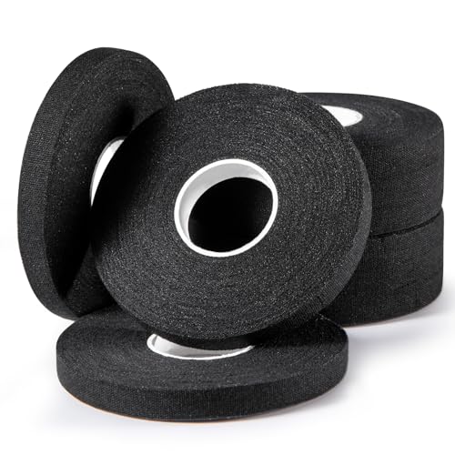 MUSEFITR Pro Finger Sports Tape 9 Pack - Black, 0.3 in x 45 ft for BJJ & Athletic Support