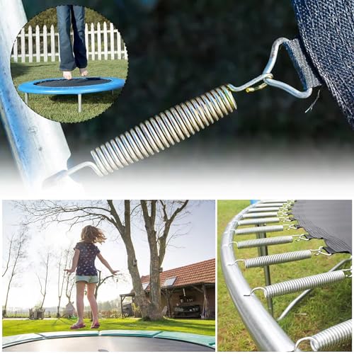 Stainless Steel Trampoline Springs Replacement - 5.5 Inch, 6 Pack