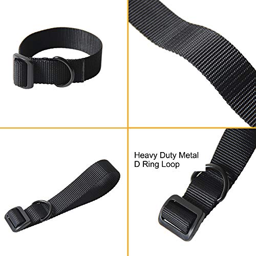 Adjustable Tactical Gun Sling - 1.25" Nylon Strap, 2 Pack - Black