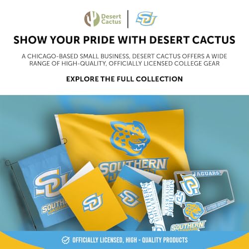 Desert Cactus Southern University Embroidered Baseball Hat (Blue)