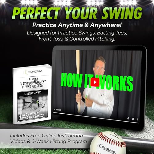 Baseball Swing Trainer Aid – Improve Bat Speed & Mechanics