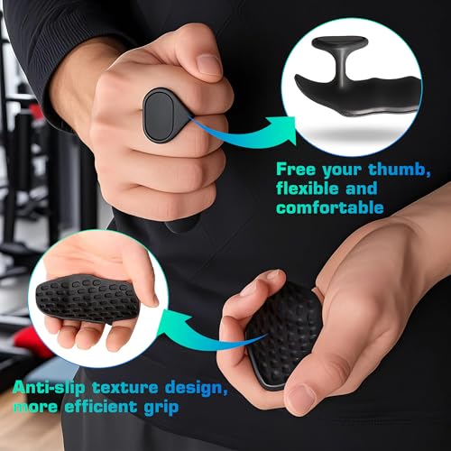Weight Lifting Grips for Men & Women - Black, Enhanced Protection
