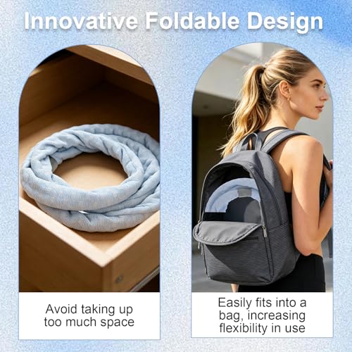 Weighted Hula Hoop for Weight Loss - 2.65lb Silent Cooling Design