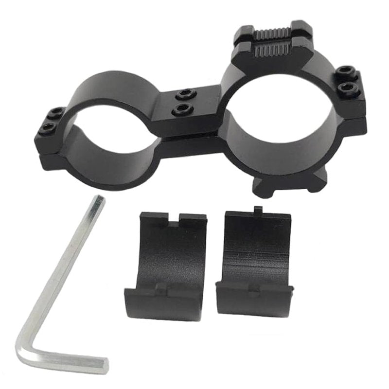 Calitte 25/30mm Flashlight Mount Holder with Stainless Steel Screws