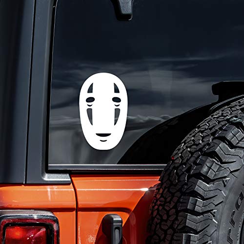 No Face Vinyl Decal Sticker for Car, Truck, Wall, Laptop - 3" x 6"