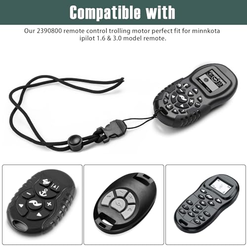 Trolling Motor Lanyard with Carabiner for Minn Kota i-Pilot Remotes