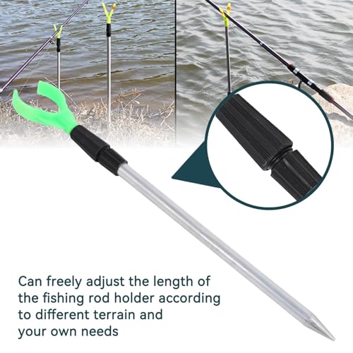 Adjustable Fishing Rod Holder - Telescopic Aluminum Bracket