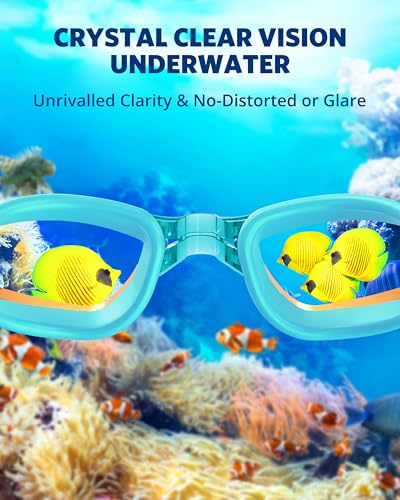 Aegend Swim Goggles, Swimming Goggles No Leaking Full Protect Adult