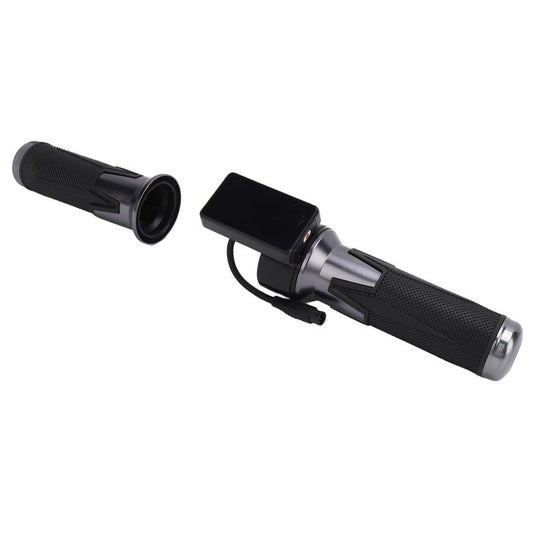 Electric Scooter Throttle Grip, 1 Pair Mg Alloy Throttle Handle with Display 6 Pin Connector Universal for Sealup Electric Scooters