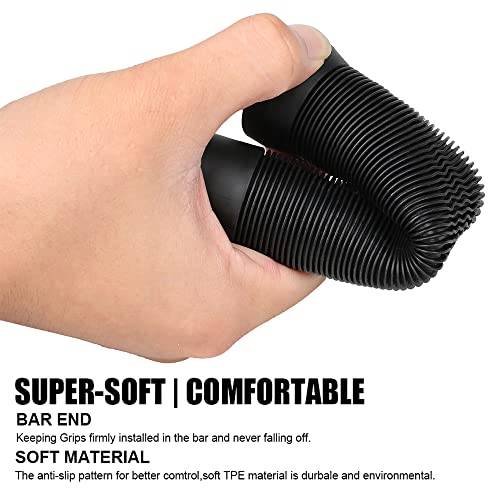 Soft Handlebar Grips - Mixed Color for Pro Stunt Scooter & MTB - 145mm
