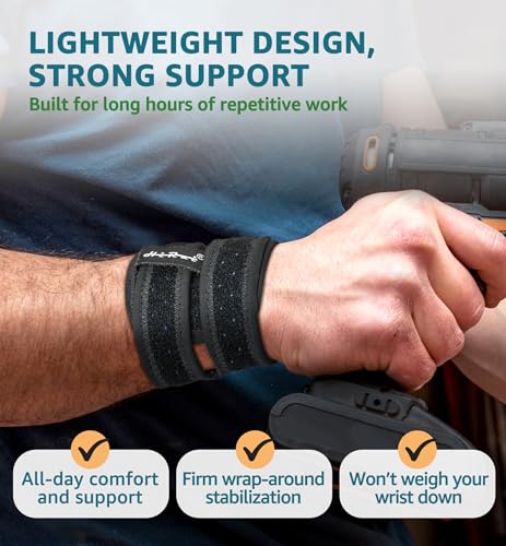 Adjustable Wrist Brace for TFCC Tears - Black, 1 Pack