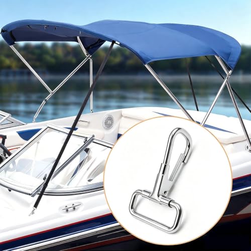 5 Pcs Boat Bimini Top Strap Snap Hooks for 1"